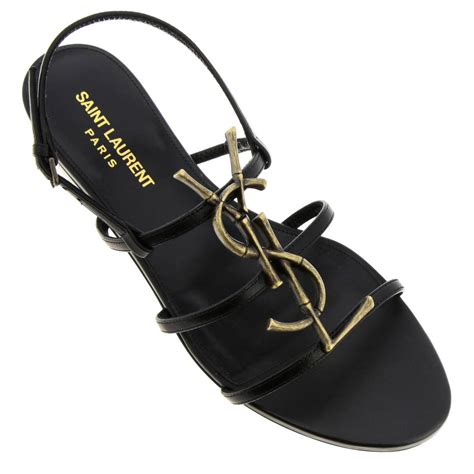 sandali bassi ysl wanan|ysl sandals.